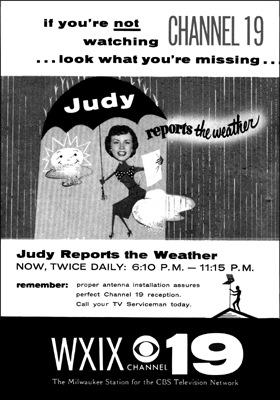 WXIX Judy marks Ad